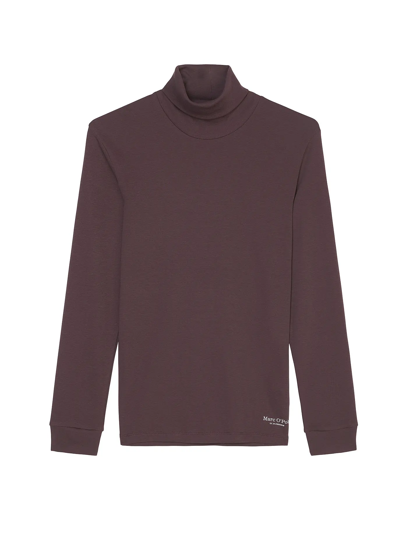MARC O'POLO | Rollkragenshirt | dunkelrot
